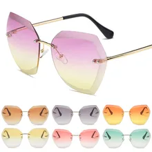 Новая модная женская обувь солнцезащитные очки элитное покрытие градиентные линзы солнцезащитные очки для вождения металлические UV400 очки