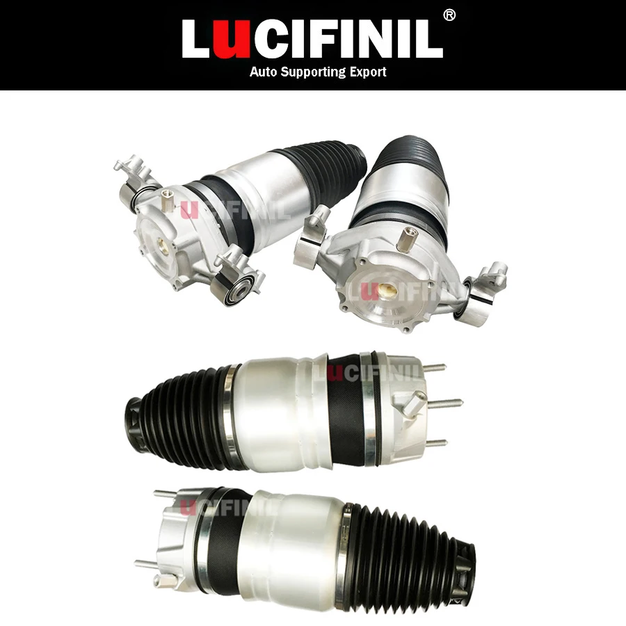 

LuCIFINIL 4PCS 2011-2016 Front Suspension Kit Rear Air Spring Fit Audi Q7 VWTouareg Cayenne 7P6601020K(019K) 7P6616039N(040N)