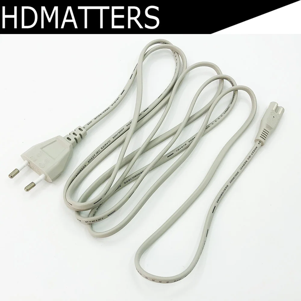 

2.5m EU power cable Power cord for PS4 apple TV camera charger adapter 2X0.75mm2 copper conductor