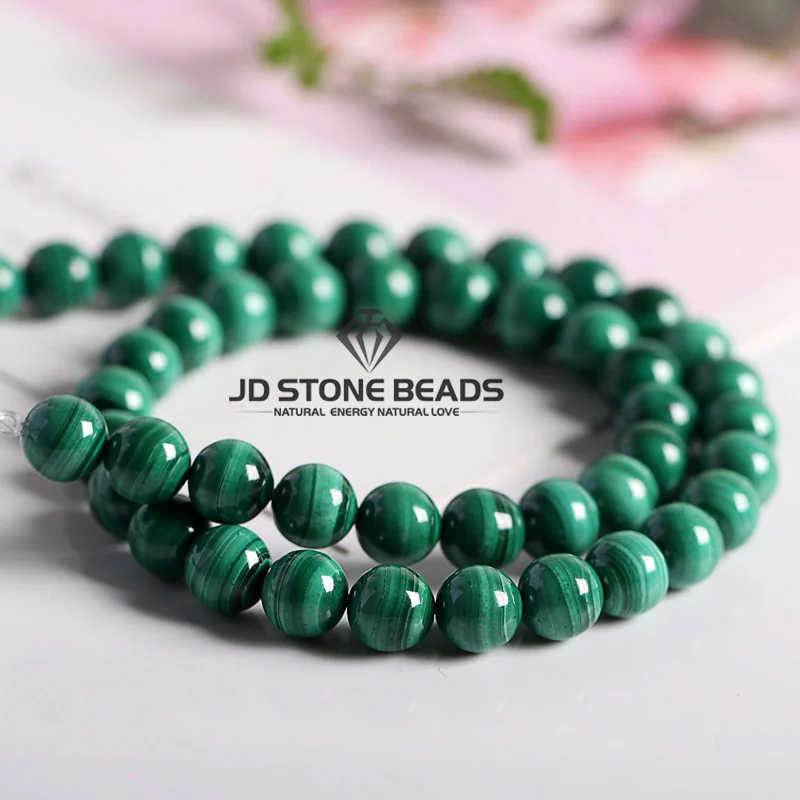 Natural Malachite Beads Dark Green Color 4 6 8 10mm Pick Size Semi-precious stones Accessories For Jewelry Making