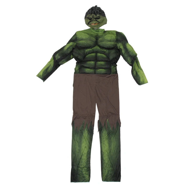 Men's Muscle Hulk Halloween Costume Marvel Superhero Fantasy Movie Fancy Dress Cosplay Clothing image 3