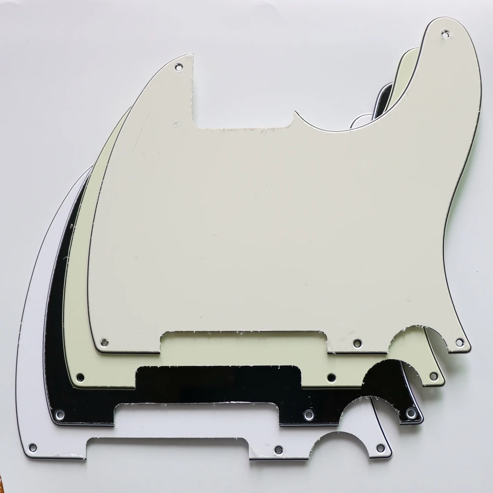 Мятно-зеленый tl guard 5 отверстий для гитары Esquire pickguard в винтажном белом черном и мятном зеленом цветах