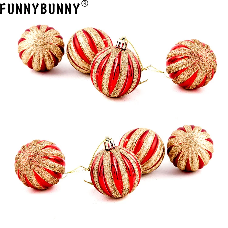FUNNYBUNNY 6 шт Рождественские елочные украшения "Тыква" стиль см рождественские