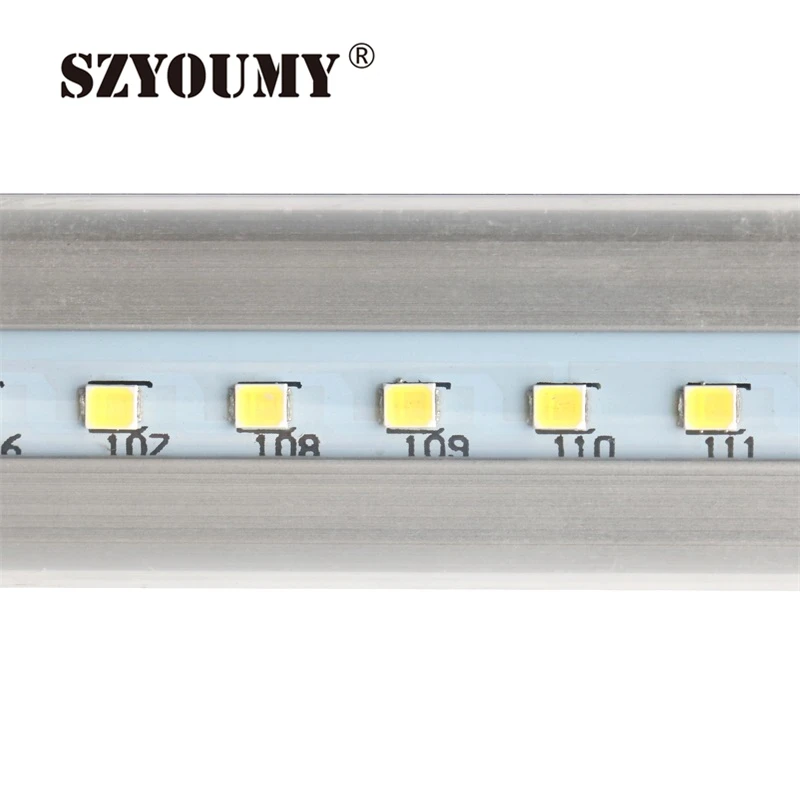 SZYOUMY 50 шт. SMD 2835 Светодиодная трубка T8 G13 85 265 в 22 Вт 1200 мм светящасветильник лампа