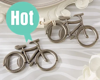 

100pcs/lot Wedding Party Favors Let's Go On an Adventure Bicycle Wedding Bottle Opener and wedding giveaways Free shipping