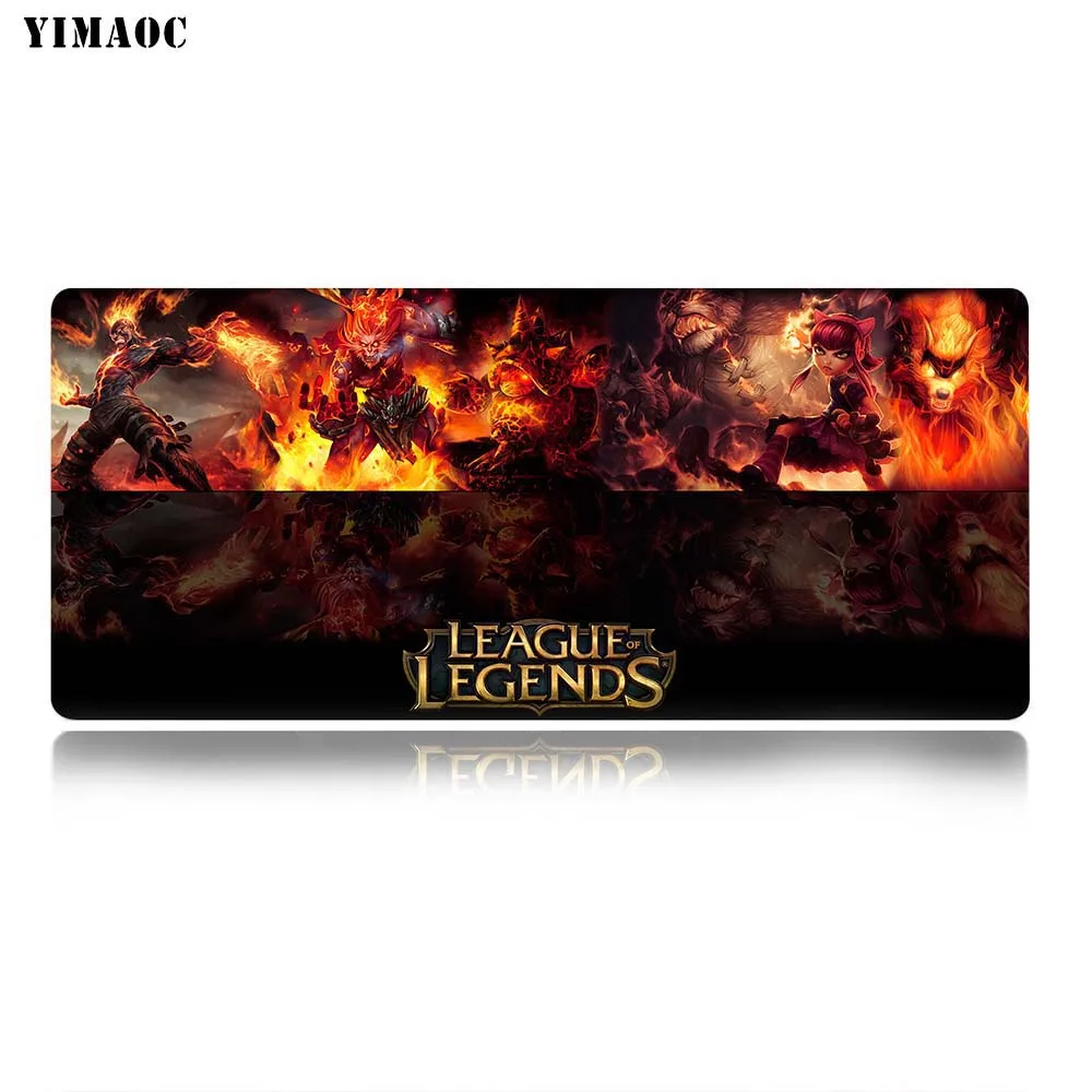 YIMAOC Lee Sin League Of Legends коврик для мыши 40x90 см компьютерный коврик для мыши Противоскользящий натуральный каучук игровой коврик для мыши - Цвет: MP4 40x90cm