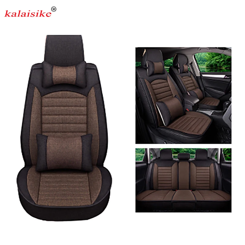 Special Price Kalaisike Vlas Universele Auto Seat Cover Voor Haval Alle Modellen H1 H2 H3 H5 M6 H6 H7 H8 H9 Auto styling Auto Accessoires