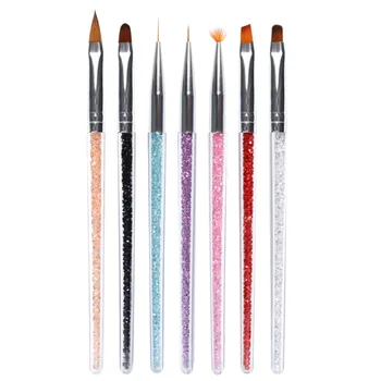 

Nail Art Design Painting Detailing Marbleizing Brushes Striper Dotting Pen Nail Art Tool Set