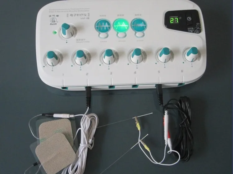 Hwato SDZ II Upgrade 6 Output Channels Apparatus 100V-240V, Low-Frequency Pulse Physiotherapy, New Type 3