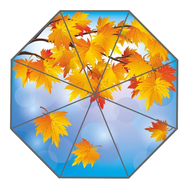 New Arrive Custom Harvest of autumn, maple leaf Umbrellas Creative