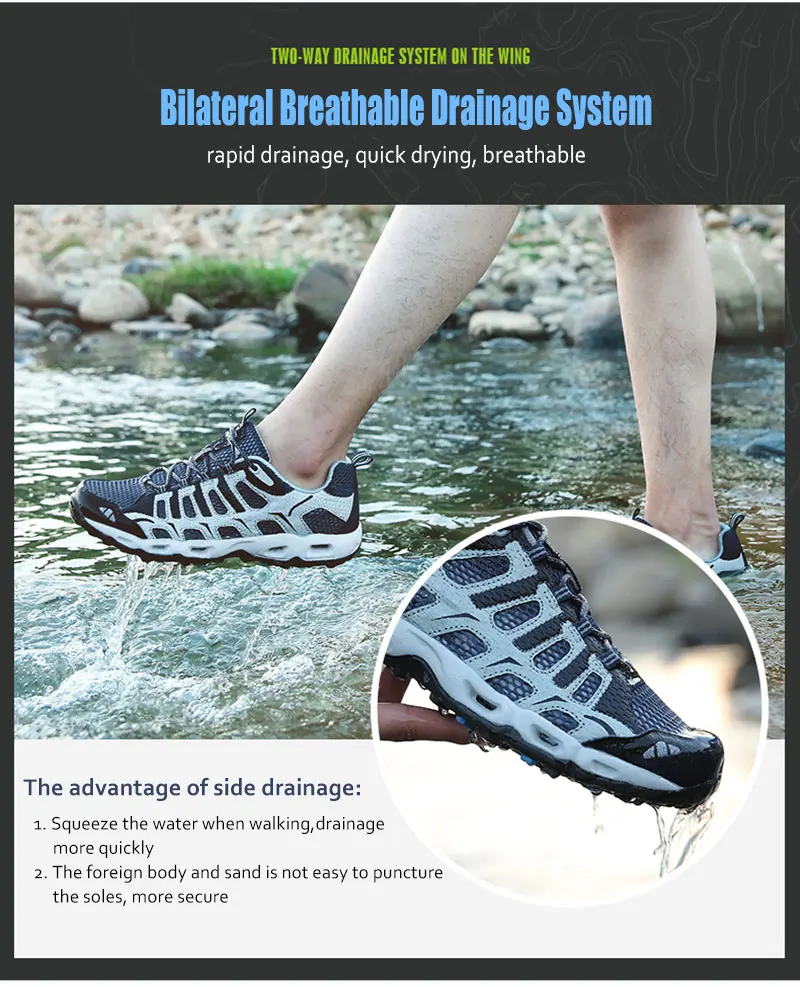breeathable aqua shoes waterproof trekking shoes (4)