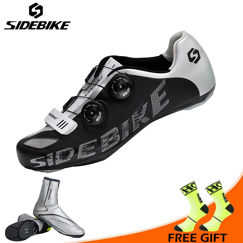 

SIDEBIKE Bicycle Bike Cycling Shoes Self-Locking Shoes Lightweight Highway Road Bike Racing Shoes Sapatilha Ciclismo Zapatillas