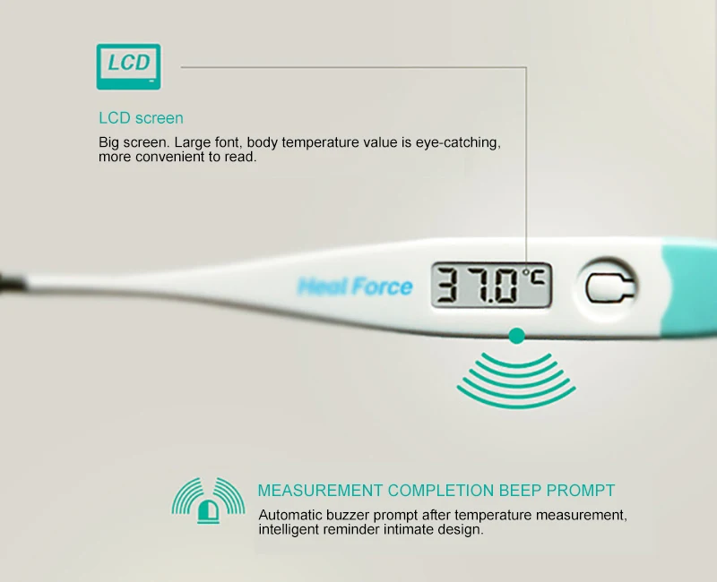 Бытовой термометр высокой точности светодиодный цифровой дисплей Интеллектуальный сигнал тревоги легко работать легкий
