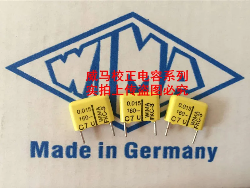 Конденсатор WIMA Желтый FKC3 2020 в горячая Распродажа мкФ 160 0 015 15 НФ P: 10 мм аудио шт./20