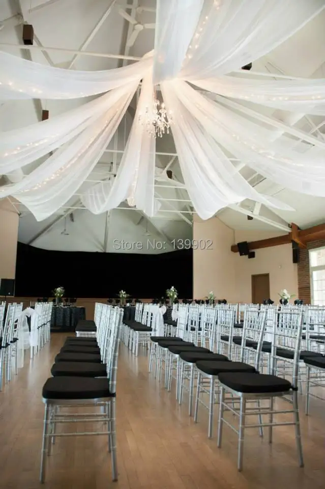 Wedding Drape Panel 2.5'/0.75m(w)x10'/3m(h),Wedding Backdrop Room