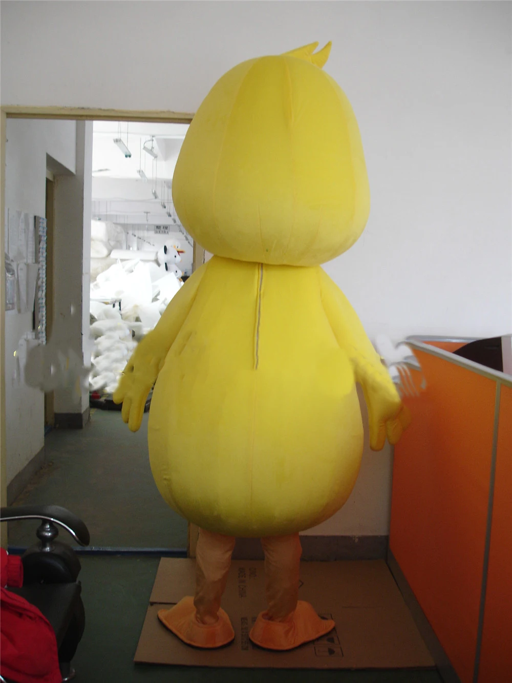 Cartoon Yellow Duck Cosplay Mascot Costume