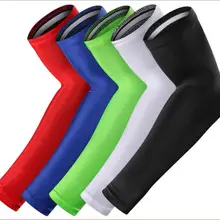 Пара баскетбольной скорости сухой спортивной защиты руки нескользящий эластичный велосипедный рукав открытый бег дышащий Локоть защиты