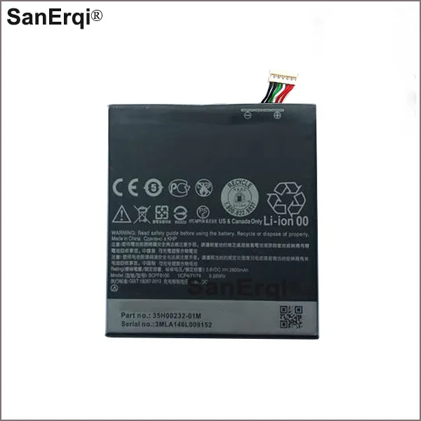 Аккумулятор bopf6100 B0PF6100 2600 мА · ч для HTC Desire 820 826W D820t D826 826T D820u 820Q in мобильный телефон |
