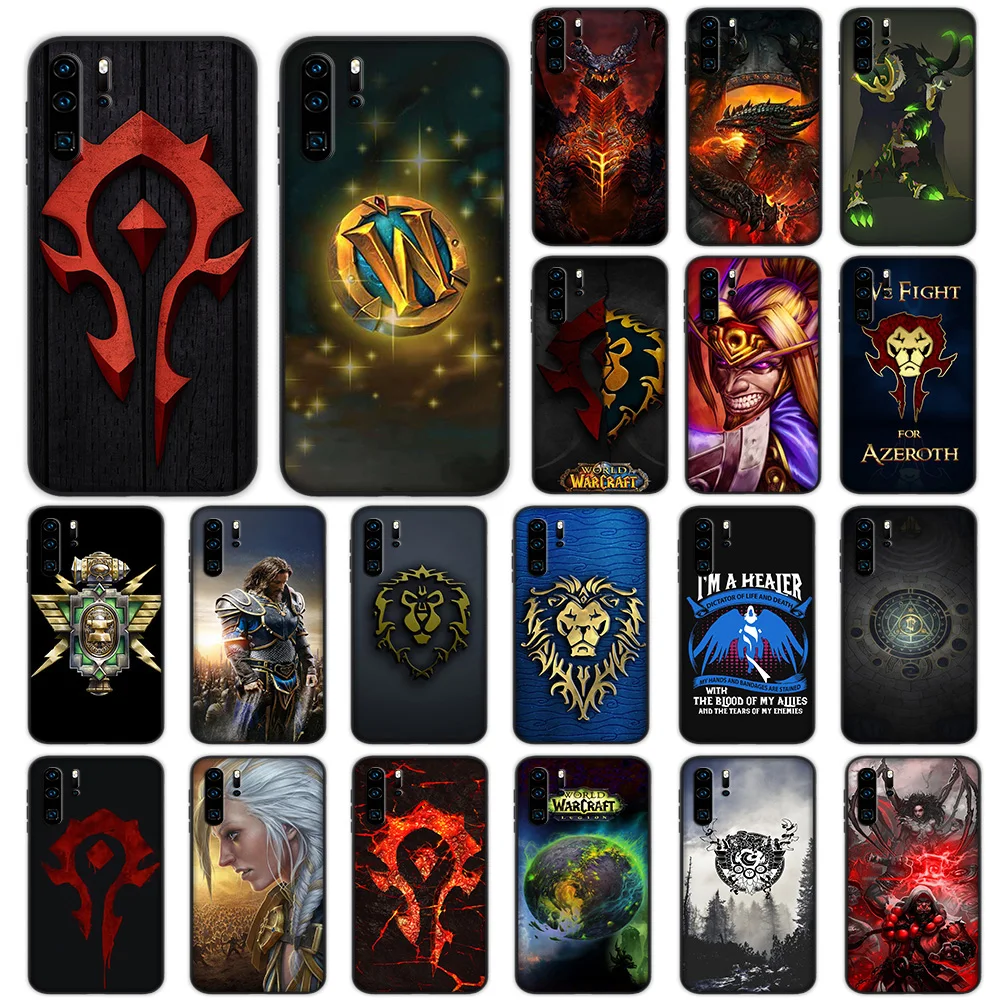

World of Warcraft Soft Case for Huawei P30 P20 P10 Lite Pro P Smart 2019 Cover