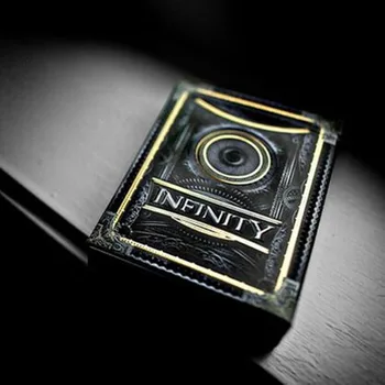

Infinity Series Ellusionist Poker Magic Playing Card Magia Deck Magic Props Black New Sealed 1pcs Free Shipping