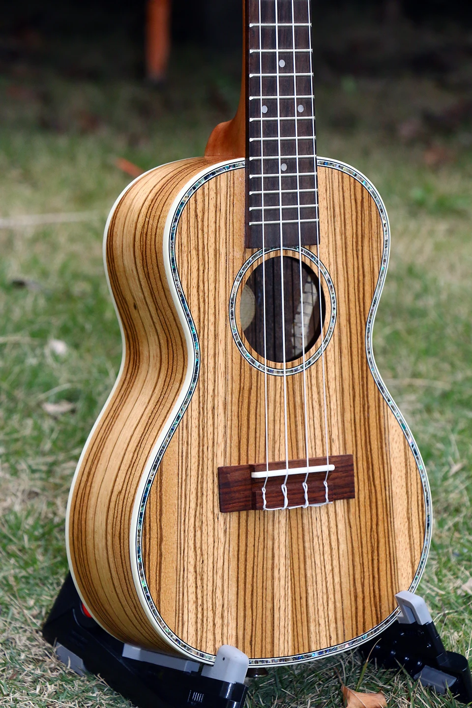 Укулеле гитара 2" концертная гитара ra Zebrawood uke Мини ручной работы 4 струны музыкальный инструмент с качественной сумкой EMS