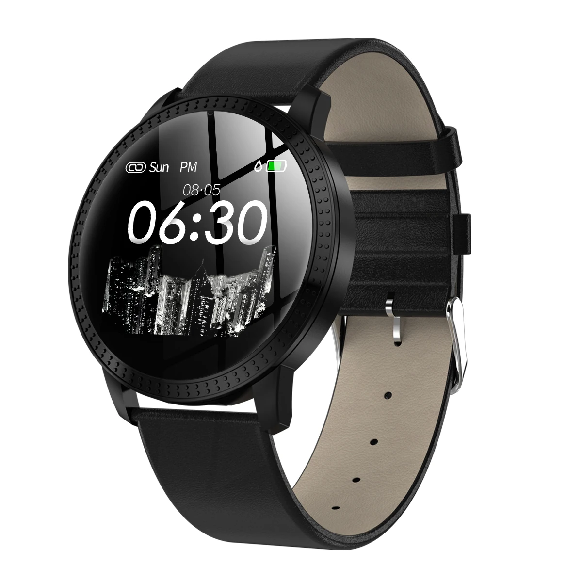 CF18 Смарт-часы OLED цветной экран Смарт-часы модный фитнес-трекер пульсометр Монитор артериального давления для мужчин и женщин часы