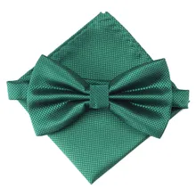 Мужские клетчатые Bowties Pocket Square Set Для женщин смокинг для вечеринки и свадьбы, бабочка жаккардовые бабочку платок
