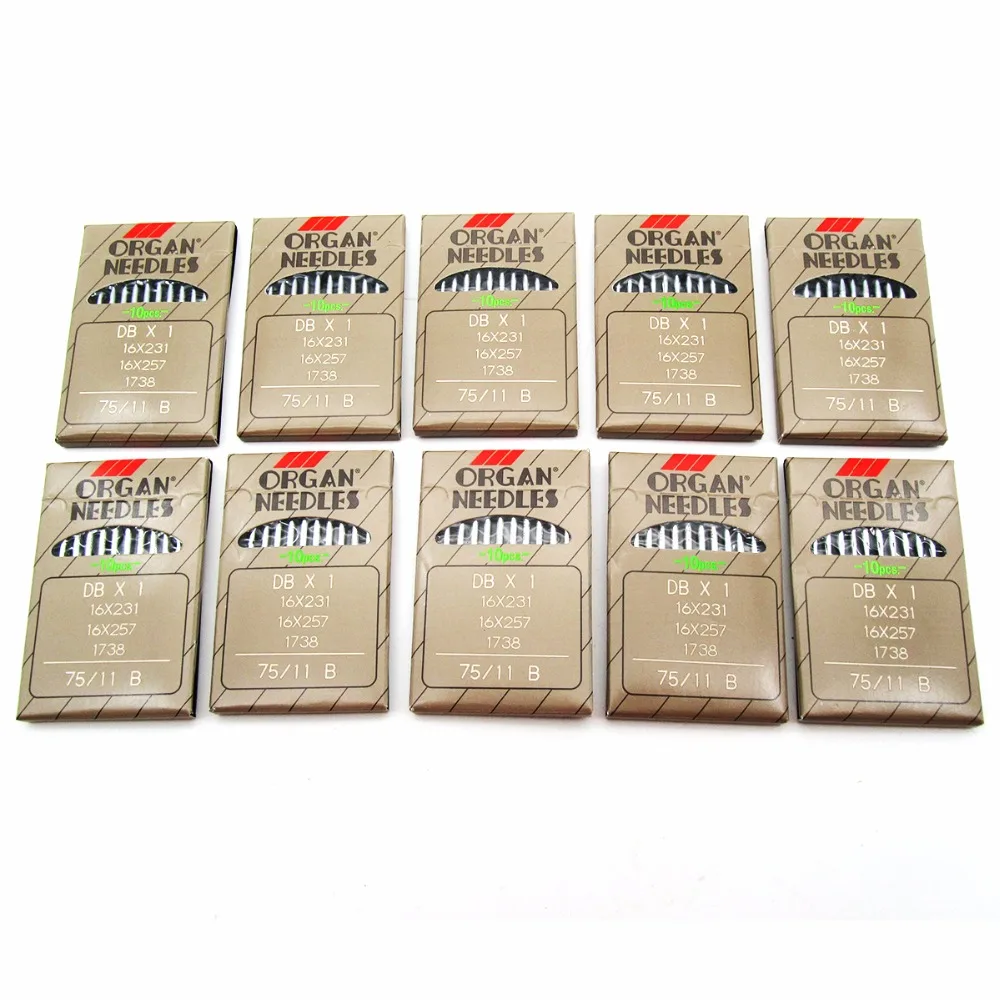  DBx1 100 PCS ORGAN Sewing Machine Needles DBX1 16X231 16X257 1738 fit
