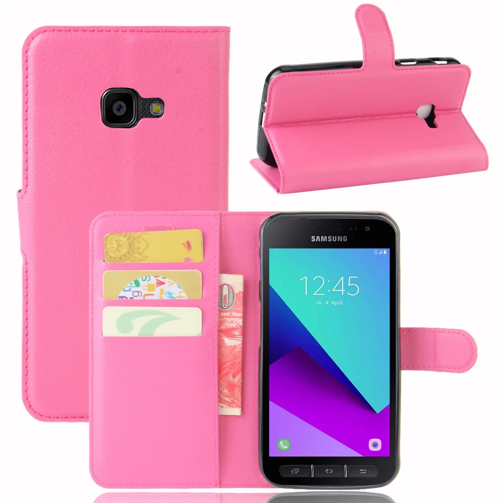 silicone cover with s pen Wallet Cover Card Holder Phone Case for Samsung Galaxy Xcover 4 4s G390F G398F XCover4 Pu Leather Case Protective Shell kawaii phone cases samsung