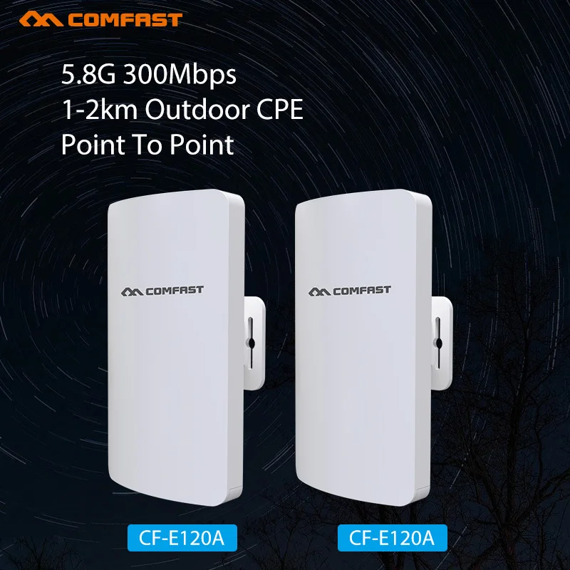 

10pcs Comfast CPE Router 5.8G 1-3KM Wifi Bridge Outdoor Wifi Repeater Wifi Extender WDS Access Point Router Gateway Openwrt cpe