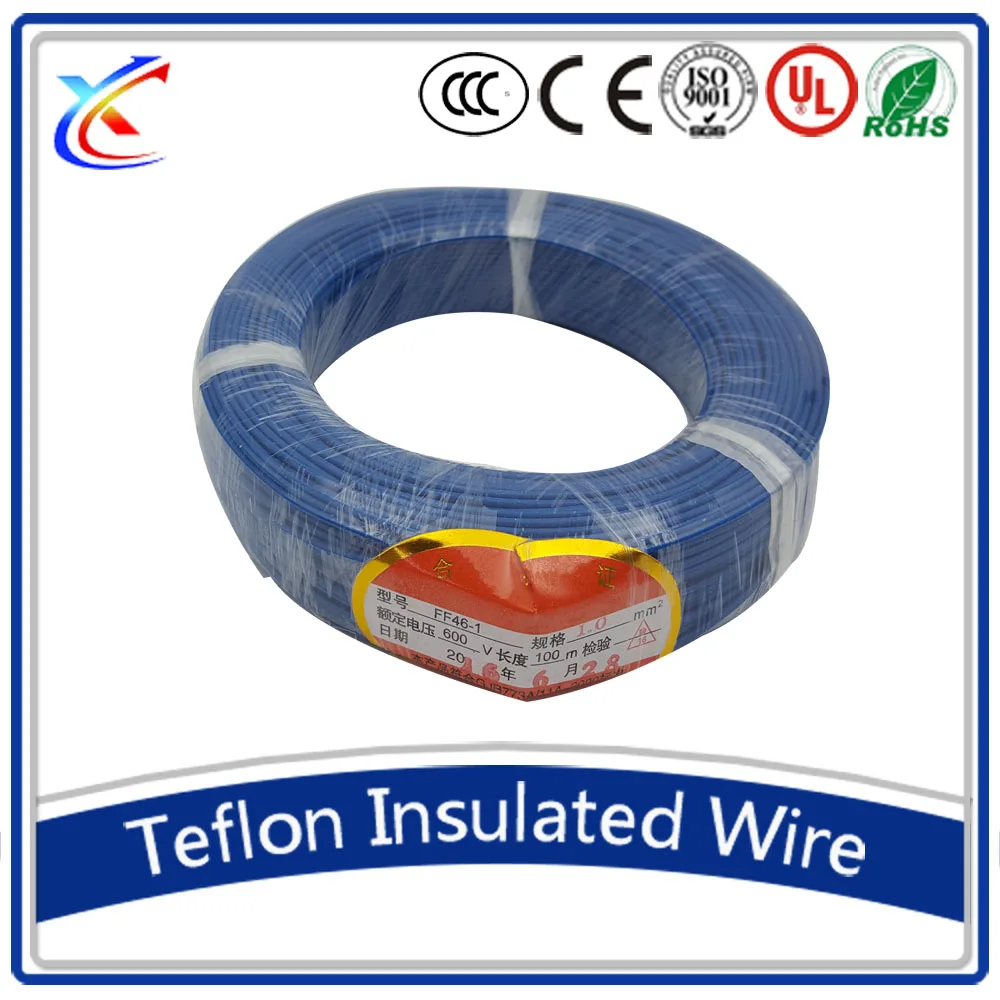 1.0 mm sq high quality teflon insulated lead wireinsulated wirehigh