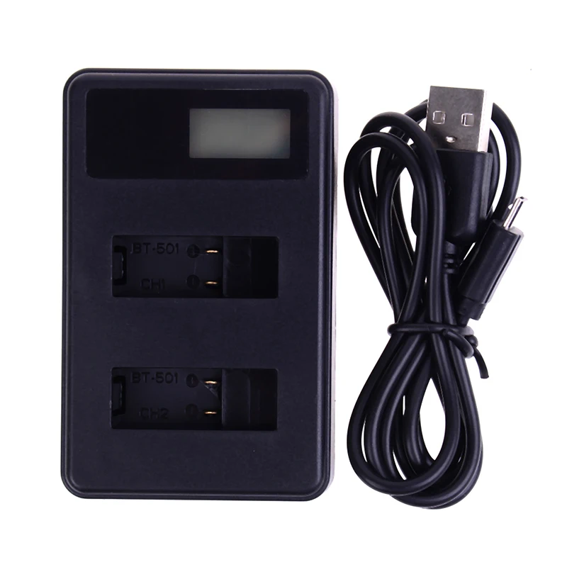 

Dual USB Lcd Camera Battery Charger For GoPro Hero 6/5 Battery Black 1set