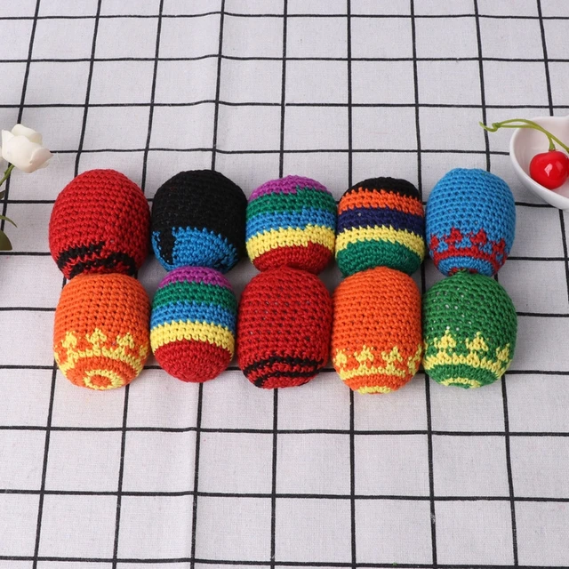 Free Shipping Handmade Sacks Foot Toy Balls Magic Juggling Ball Kid Outdoor Toy Soft Ball 4