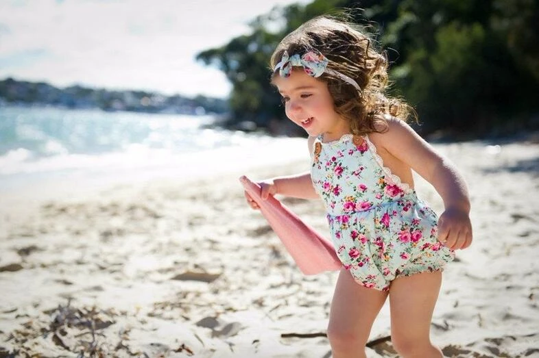 Boho Style Bebe Fille Barboteuse Impression Florale Spaghetti Sangle Combinaison Coton Infantil Bebe Fille Vetements D Ete Plage Barboteuses Y3 Aliexpress