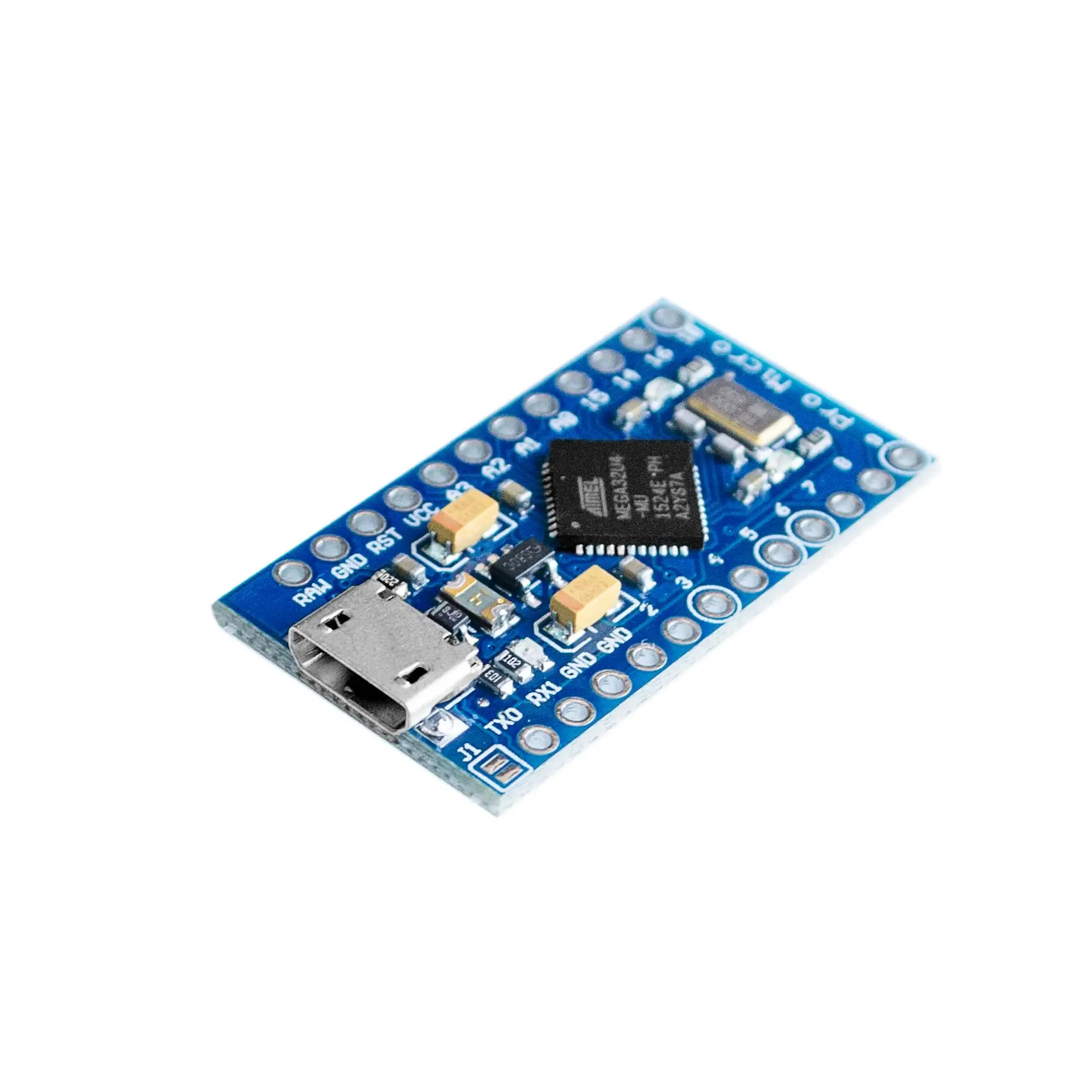 Pro Micro для arduino ATmega32U4 5 В/16 МГц модуль с 2 рядками контактный разъем для Leonardo 10 шт./лот лучшее качество
