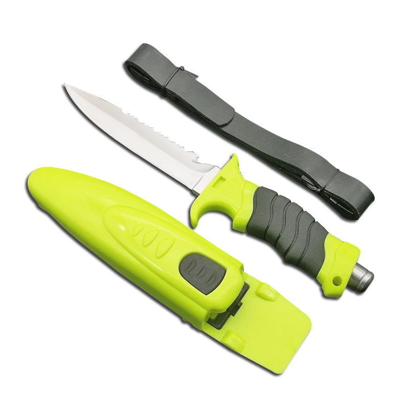 DuoC Deepsea Diving Fixed Blade Knife Survival Tactical 440 Steel Blade