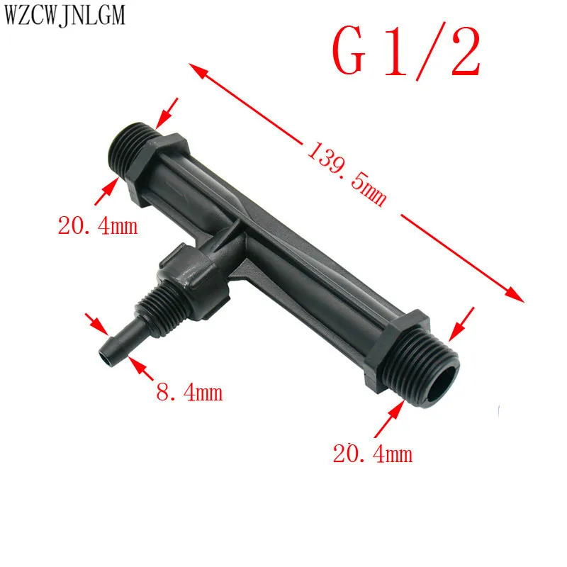 G1/2 G3/4 для полива и орошения инжектор Вентури для жидких удобрений смеситель форсунки комплект сельское хозяйство шланг садовый для полива сада гидромассажная Ванна озон и spa инжектор 2 шт