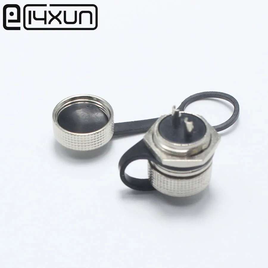 2Pieces Aviation Plug Cover Waterproof Connector Plugs Dust Metal Cap