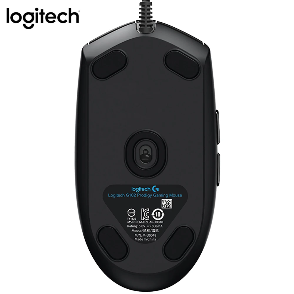 Kopen Originele Logitech G102 Gaming Bedrade Muis Optische Bedrade Muis Spel Ondersteuning Desktop Laptop Ondersteuning windows 10 8  7