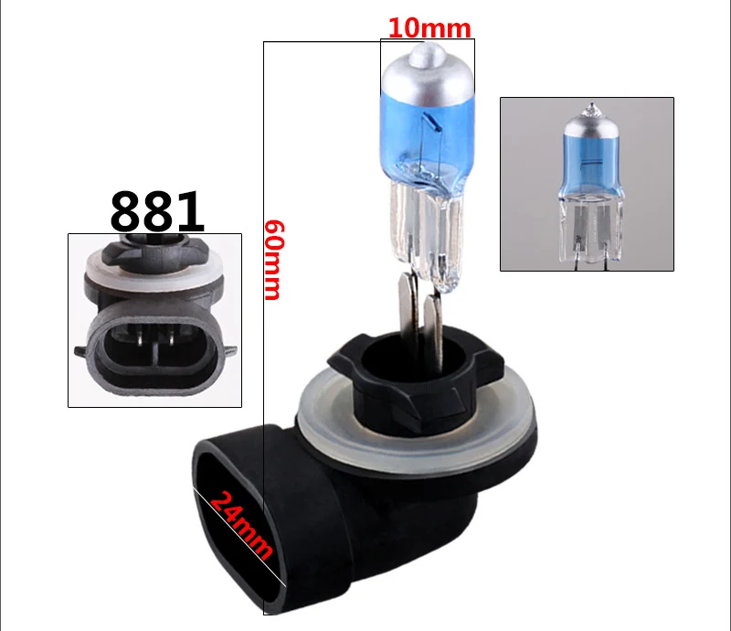 Hot-sale-2pcs-h27-881-car-led-lamp-bulb-