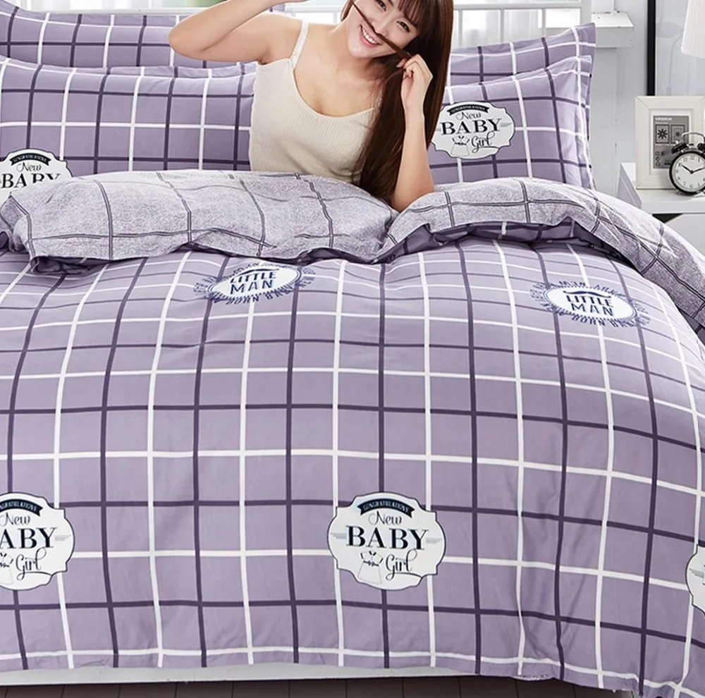 

Free shipping dream 4pcs Contracted 2 bedding textile quilt covered 4 times cover 1.5 m grinding Mao Chun color single shee