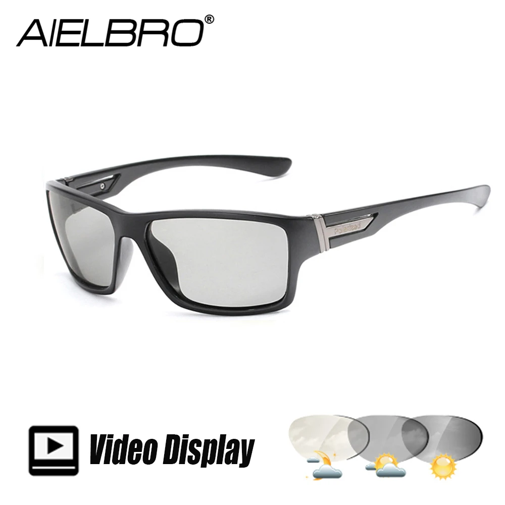

Mens Driving Photochromic Sunglasses Polarized Sun Glasses Outdoors Sports Square Driving Accessories Goggle UV400 Gafas De Sol