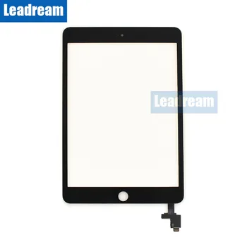 

50PCS Front LCD Touch Screen Glass Panel Digitizer with IC Connector No Home Button for iPad Mini 3 A1599 A1600 A1601 free DHL