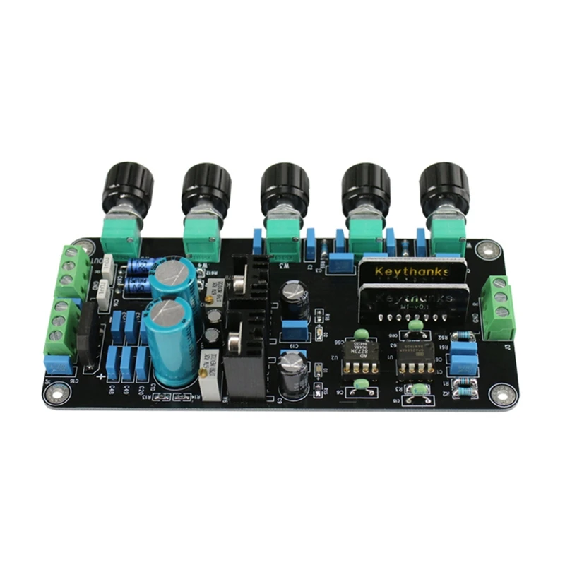 Newest Opa2604+Ad827Jn Preamplifier Tone Board Lm317 Lm337 Regulator Circuit High-End Premp Volume Adjustment Dual Ac15V-20V