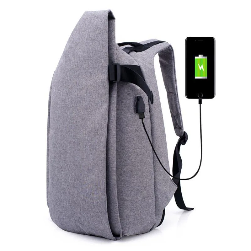 

Men Anti-thief Backpack USB Charge Computer Bag Anti-theft Notebook Backpack 15 inch Waterproof Laptop Backpack Men School Bag