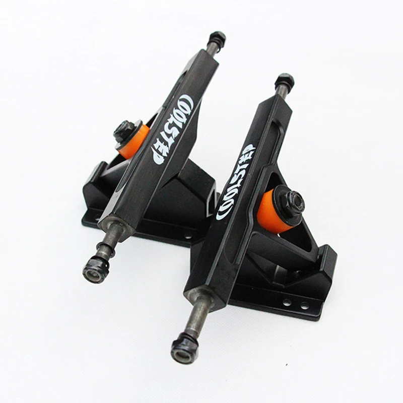 

2018 New Arrival DIY 7.25 Inch Skateboard Parts Black Trucks Aluminium Longboard Bridge Skate Board Truck Free Shipping