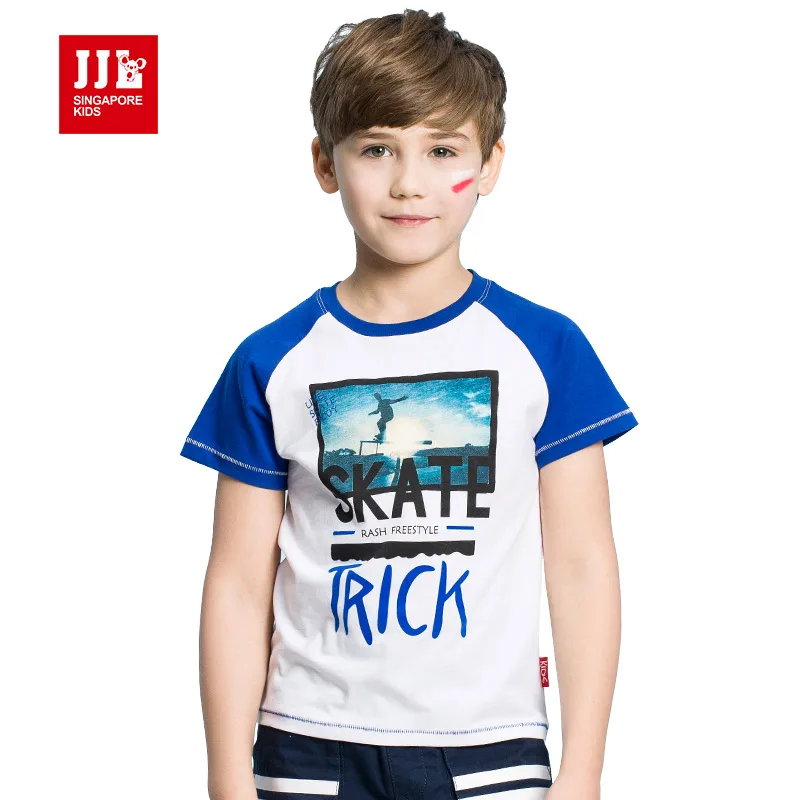 2017 summer boys tshirts boys tee cotton kids clothing size 6 18t
