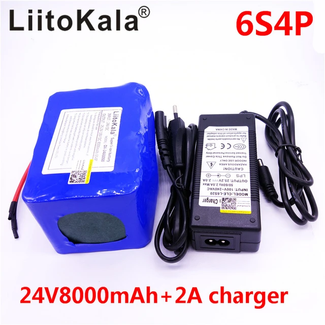  Lithium Ion Battery 24V/48V/36V 8Ah 10Ah 12Ah 15Ah 20Ah Lithium  Ion Battery, Lithium Ion Bike Battery for Electric Bicycle, BMS Protection  Board, for 350W-1000W E Bike Motor, with Charger,24v/8ah : Electronics