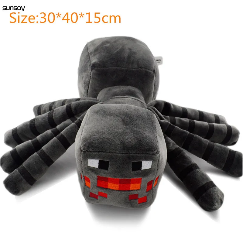 Free Shipping Hot Sale 30*40*15CM Spider Minecraft Plush Toys Plush Dolls Novelty Toy Popular Kids Birthday Xmas Gift Promotion Free Shipping Hot Sale 30*40*15CM Spider Minecraft Plush Toys Plush Dolls Novelty Toy Popular Kids Birthday Xmas Gift Promotion