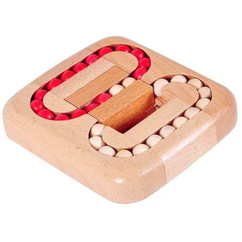 

HOT SALE Wooden Ball Maze Puzzle Lock Burr Puzzles Brain Teaser IQ Intelligence Toys for Kids Age 6-10